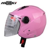 Open Face Riding Helmet Cruiser Chopper Touring Street Scooter Clear Lens Shield